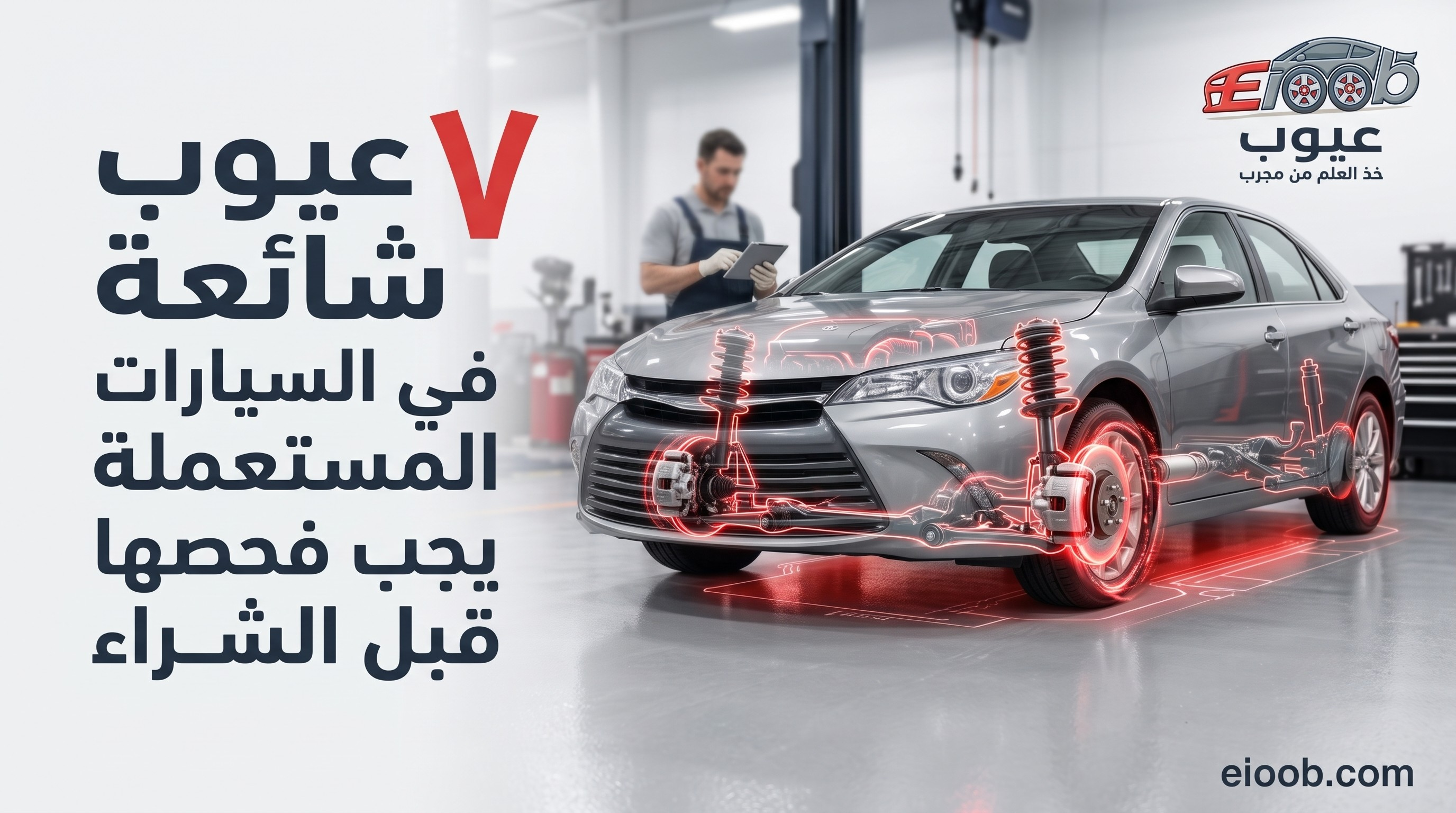 ٧ عيوب شائعة في السيارات المستعملة يجب فحصها قبل الشراء