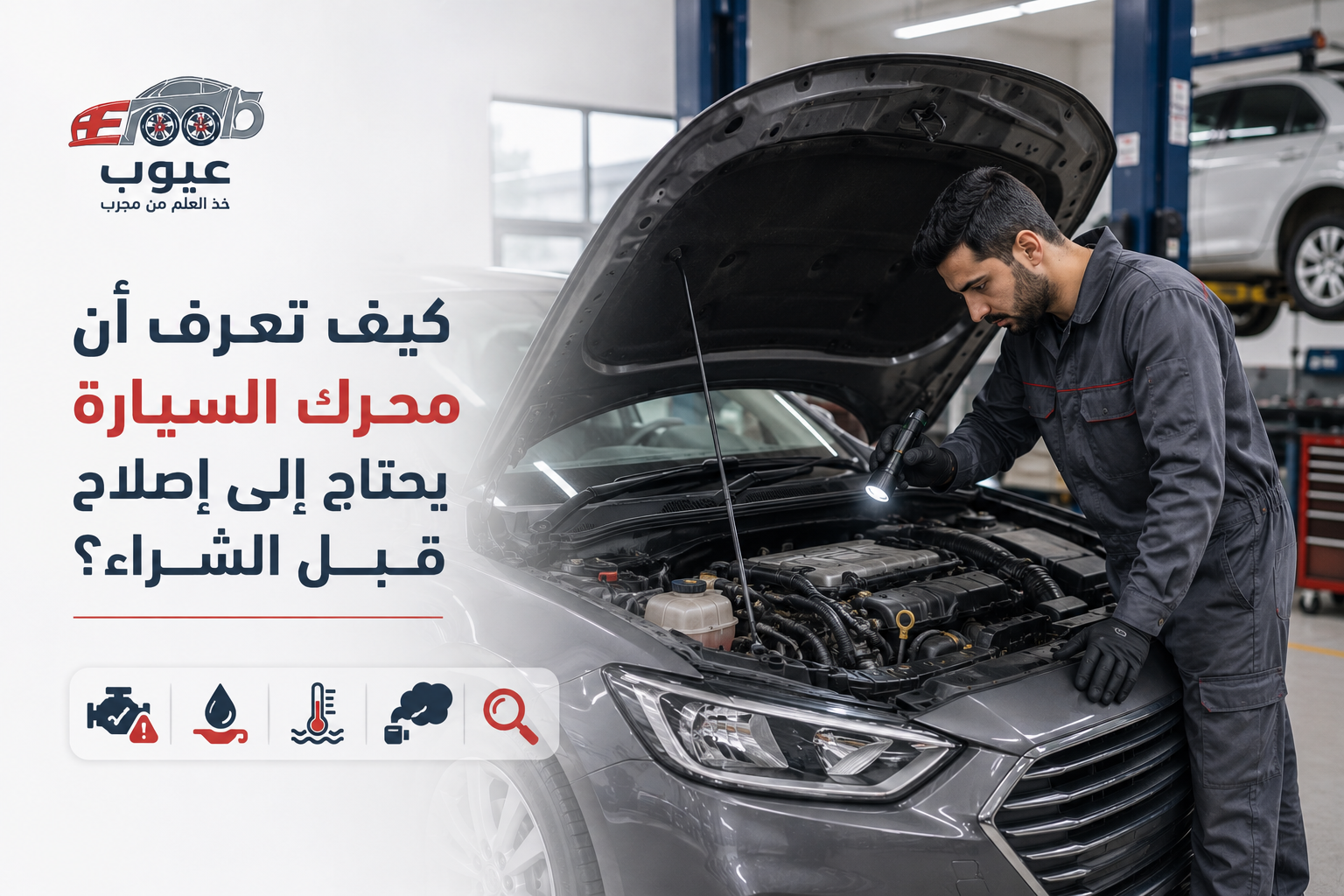 كيف تعرف أن محرك السيارة يحتاج إلى إصلاح قبل الشراء؟